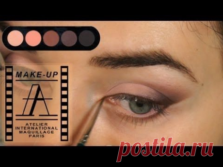 Макияж Кошачий глаз в карандашной технике | Cat's eye