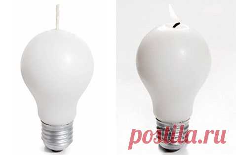 Prácticas Ideas para el Hogar...: DIY Velas con forma de Bombilla Tutorial