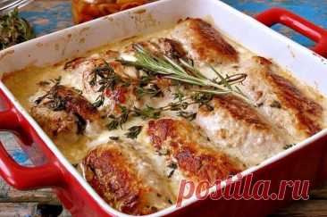 Крученики с опятами