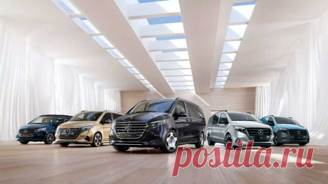 Mercedes демонстрирует обновленные EQV, V-Class, Vito и eVito