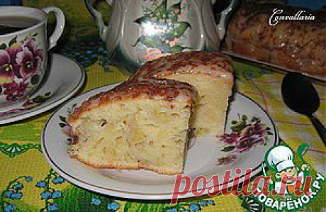 Банановый пирог со сметанным кремом - кулинарный рецепт