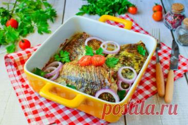 Запеченные караси в сметане в духовке рецепт фото пошагово и видео - 1000.menu