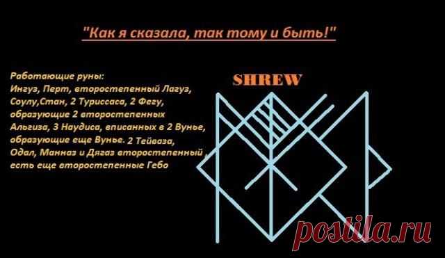 Став Как я сказала, так тому и быть. Автор Shrew
