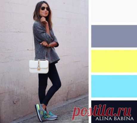 Идеальные сочетания цветов в одежде