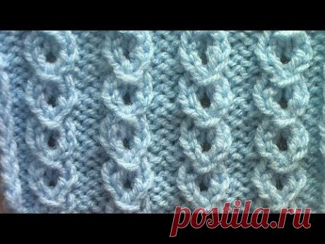 Узор из обвитых петель - YouTube