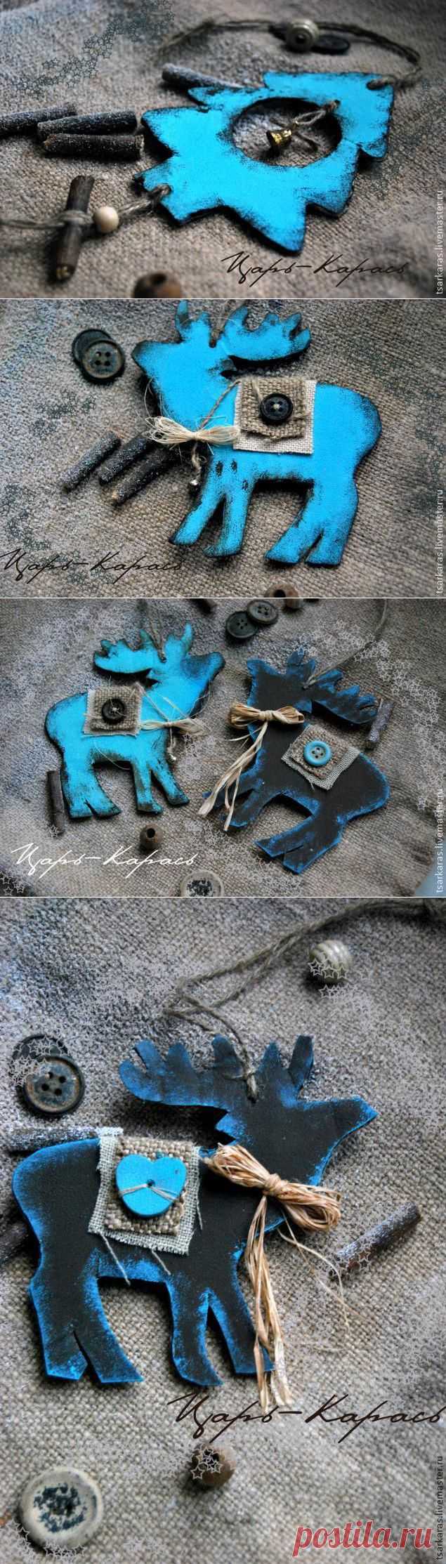 - ������ ������, handmade Новогодние игрушки по-скандинавски