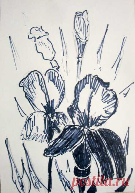 Пленэр. Часть I. Рисуем природу дома | Татьяна Уланова | Яндекс Дзен