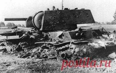 6-я танковая дивизия вермахта 48 часов воевала с одним-единственным советским танком КВ-1 («Клим Ворошилов») | Наша Мировая История