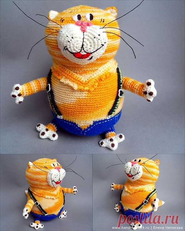 Вязаная игрушка Кот Таити – HandMade39.ru