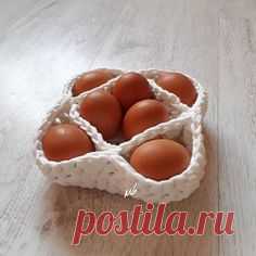 Crochet Egg Basket Easter Basket Crochet Basket Easter