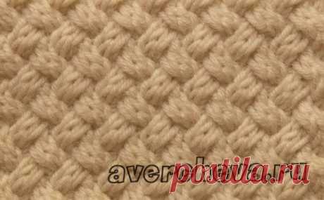 узор 629 простая плетенка 2&amp;times;2 | каталог вязаных спицами узоров