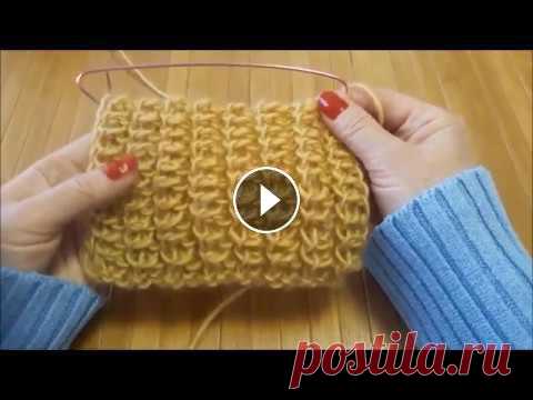 ФИГУРНАЯ РЕЗИНКА. Узор спицами Фигурная резинка. Узор спицами, который хорошо подходит для женского свитера и мужского пуловера. #вязаниеспицами...
