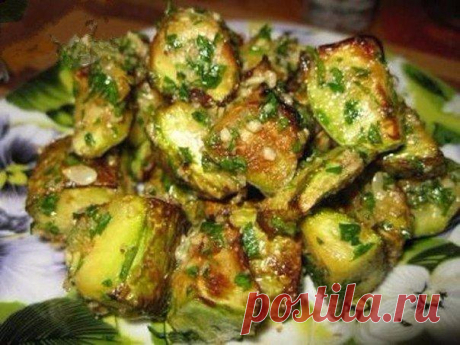 Кабачки с грецким орехом.