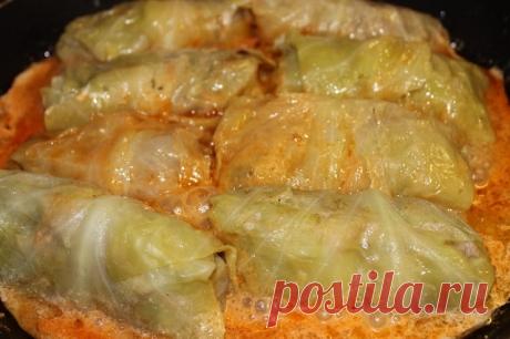 Голубцы – классический рецепт приготовления с фаршем и рисом