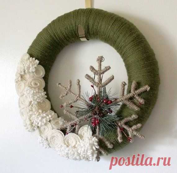 Новогодние веночки. / Рукоделие