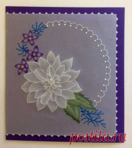 (1) Chrysanthemum | Parchment Cards