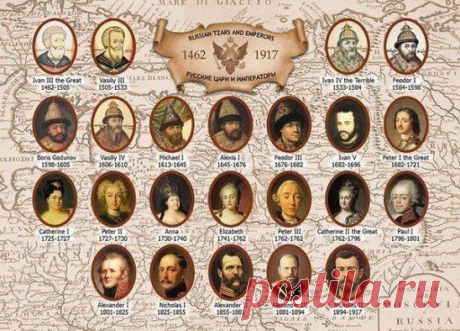 Русские цари и императоры.