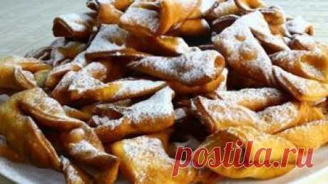 ХВОРОСТ, простой рецепт вкусного и хрустящего хвороста!