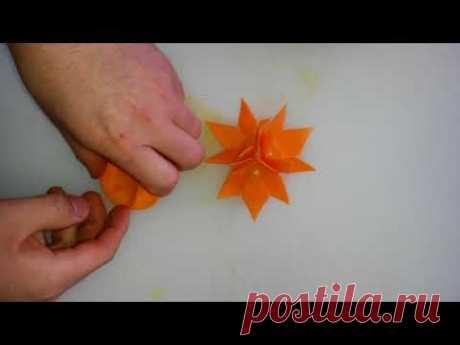 Украшения из моркови
