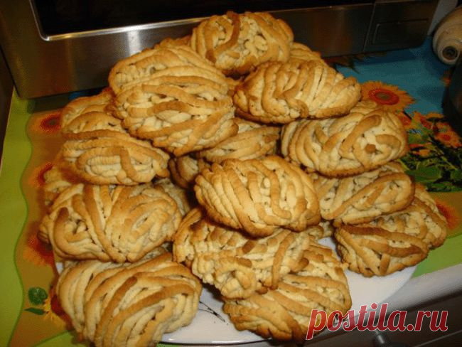 РАССЫПЧАТОЕ ПЕЧЕНЬЕ ЧЕРЕЗ МЯСОРУБКУ.