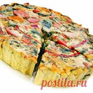 Овощной пирог с фасолью рецепт – выпечка и десерты