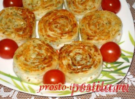 Рулетики из лаваша с сыром, обжаренные на сковороде. Рецепт с фото | Просто и вкусно