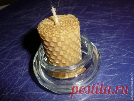 Как сделать крученые свечи из вощины - Ярмарка Мастеров - ручная работа, handmade