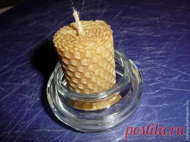 Как сделать крученые свечи из вощины - Ярмарка Мастеров - ручная работа, handmade