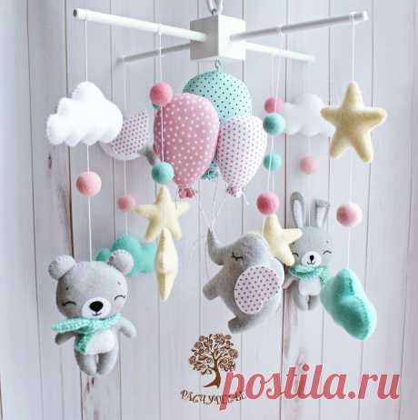 Мобиль в детскую кроватку: идеи — Сделай сам, идеи для творчества - DIY Ideas