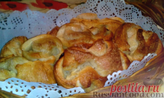 Рецепт: Булочки к чаю на RussianFood.com