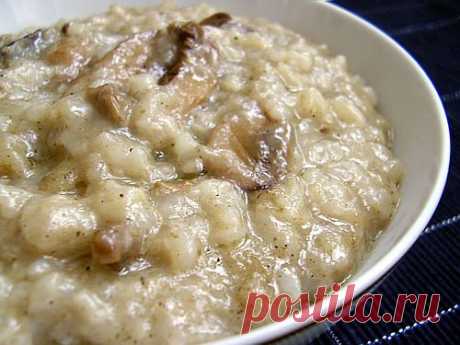 Грузинская кухня. Шилаплав с грибами.
