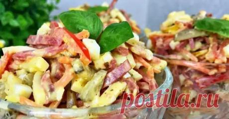 Салаты для мужчин: 5 рецептов сытных закусок - БУДЕТ ВКУСНО! - медиаплатформа МирТесен