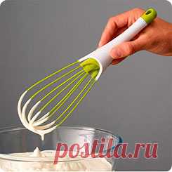 Складной венчик-мешалка Josph Joseph Twist Whisk Бело-Зелёный