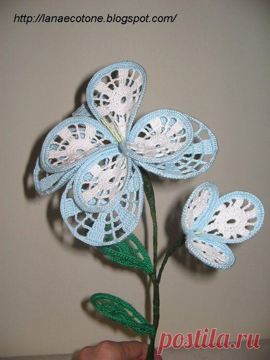 Мастер Класс-Вяжем шикарные цветы!