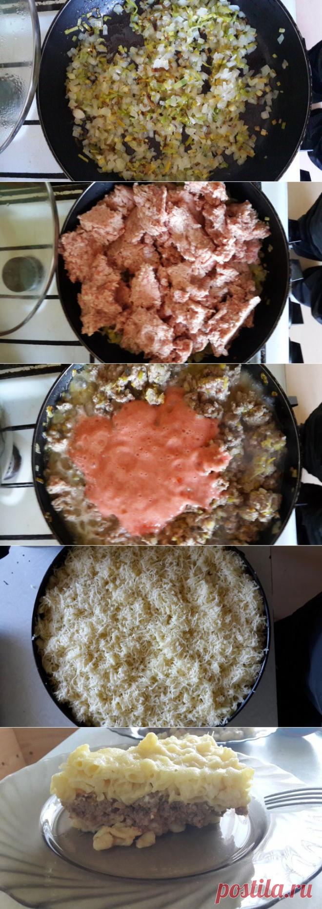 Запеканка из макарон с фаршем | Любимые рецепты