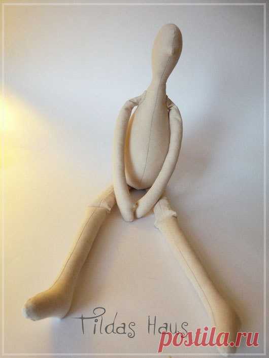 Шьем куклу в стиле Тильда. Часть 1 - Ярмарка Мастеров - ручная работа, handmade