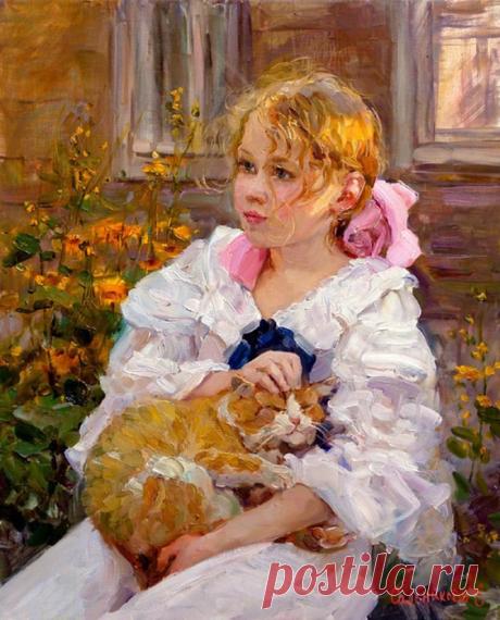 Светлые жанровые картины Е.Сальниковой