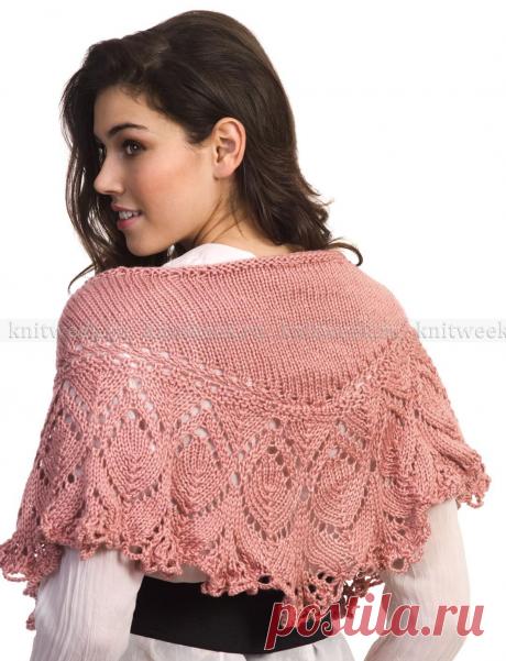 Ажурный край спицами: схемы и описание с фото и видео