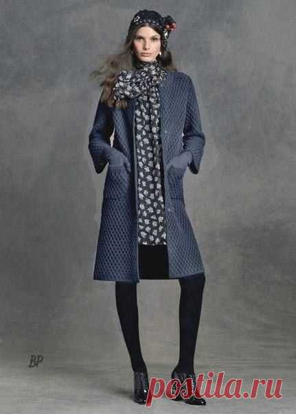 Простой узор для пальто