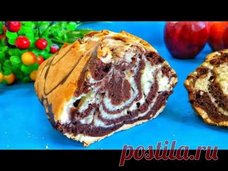 Пышный КЕКС К ЧАЮ за 5 мин. НА ВОДЕ + выпечка. Домашняя выпечка - пирог. Вкусно - Пальчики оближешь