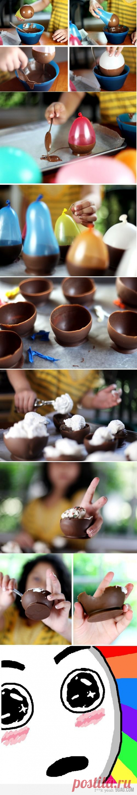 Edible Chocolate Bowls | Entertaining