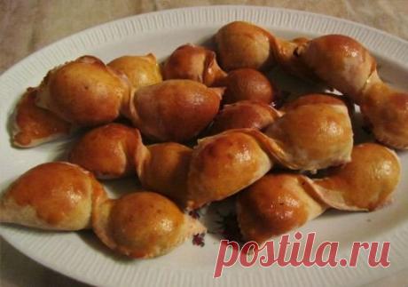 Пирожки для фуршета с двойной начинкой