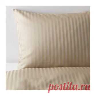 НАТТЭСМИН | Пододеяльник и 1 наволочка |  Доставка товаров из IKEA | VAMDODOMA Мягкая и приятная на ощупь сатиновая ткань из смеси лиоцелла и хлопка с характерным блеском обеспечивает оптимальный комфорт.Мягкая ткань из хлопка/лиоцелла обеспечивает эффективное испарение влаги и комфорт во время сна.Пододеяльник застегивается, благодаря этому одеяло не будет выбиваться.