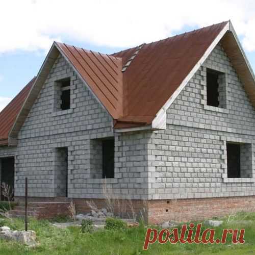 Как построить дом из газоблоков