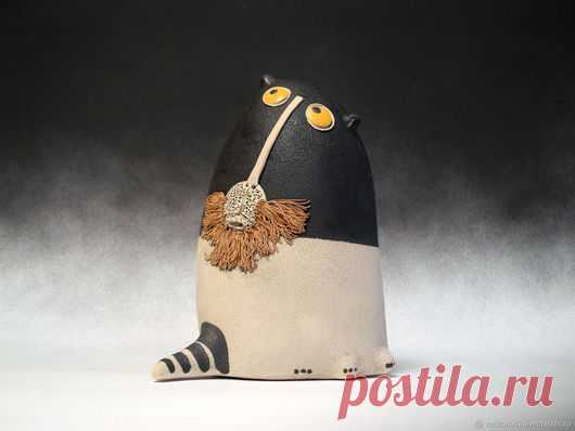 Керамический Котик – купить в интернет-магазине на Ярмарке Мастеров с доставкой