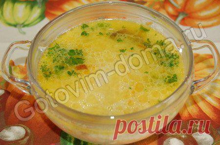 Рецепт: Сырный суп с шампиньонами