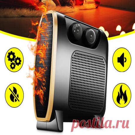 1500w electric heater warm air blower thermostat 3 level adjustable outdoor heater Sale - Banggood.com