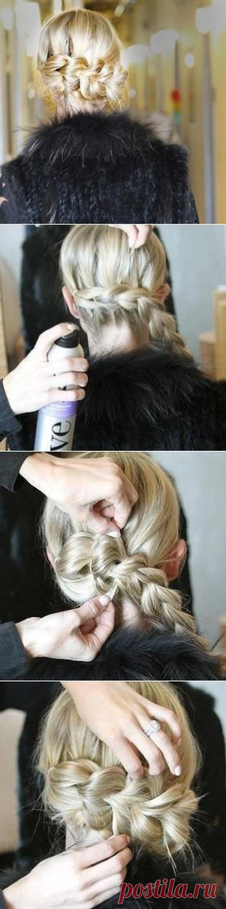 Easy hairstyle for every day and night | GOOD HOUSEWIFE