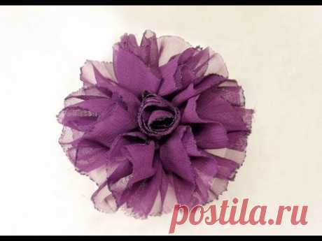 DIY, How to make Shaby Chic Fabric Flower, Tutorial
