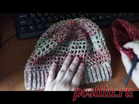 Летние шапочки из остатков пряжи